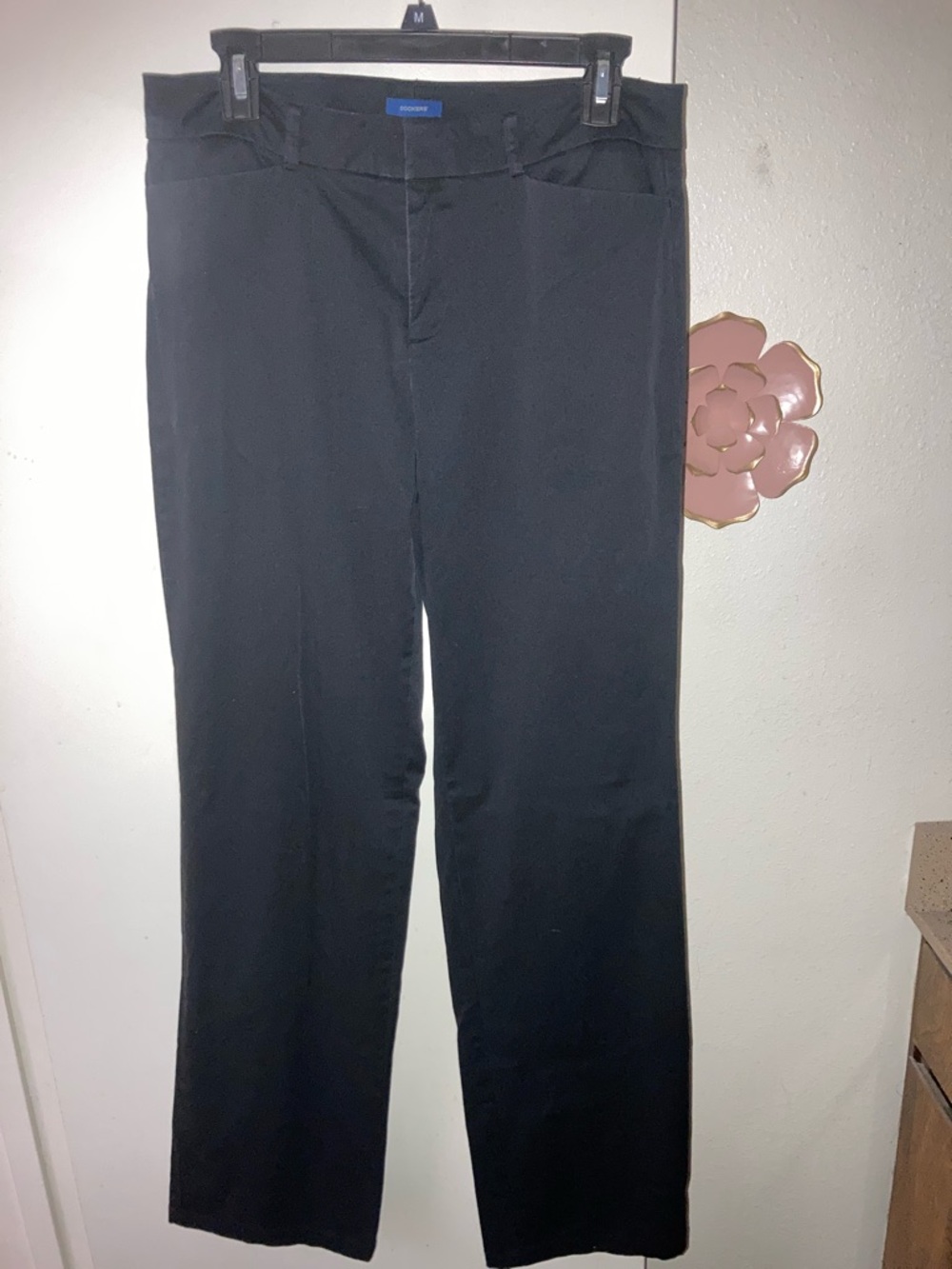 Dockers Women's Black Straight-Leg Dress Pants